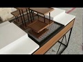 Ouyee Display Mall Kiosk Wooden Showcase Design Shop Display Table