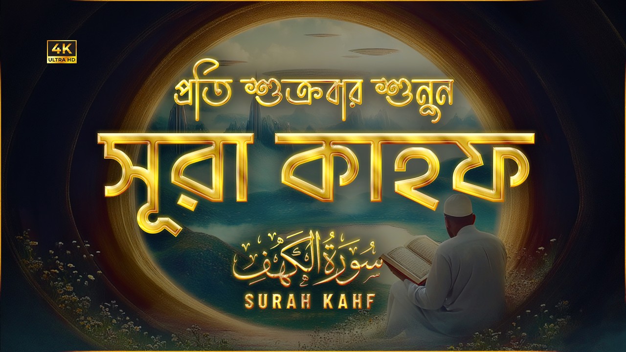 (প্রতি শুক্রবারে শুনুন) অন্তর জুড়ানো কণ্ঠে সূরা কাহফ (سورة الكهف) | Surah Kahf Recited by Alaa Aqel