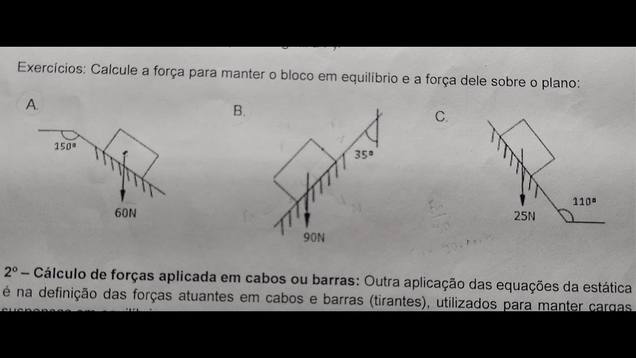 exercícios pagina 9 apostila de resistência. parte 2.