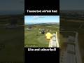 Thunderbolt Airfield Raid #combat #explosion #p47 #p47thunderbolt #thunderbolts #bomb #shorts #il2