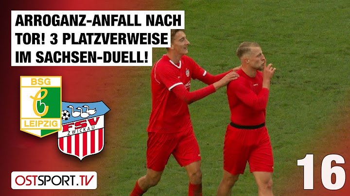 Arroganz-Anfall nach Tor! 3 Platzverweise im Sachsenduell: Chemie - Zwickau | Regionalliga Nordost