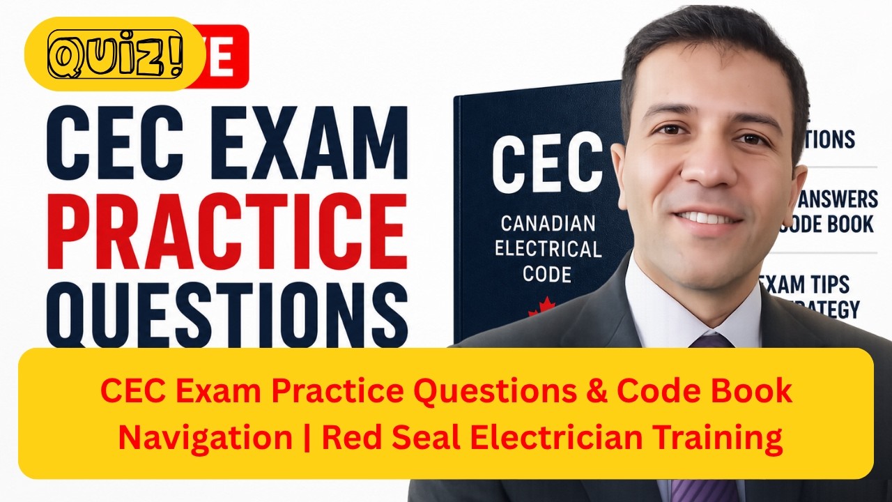 13 easy exam questions solved for 309a CEC exam prep #electricianexam ...