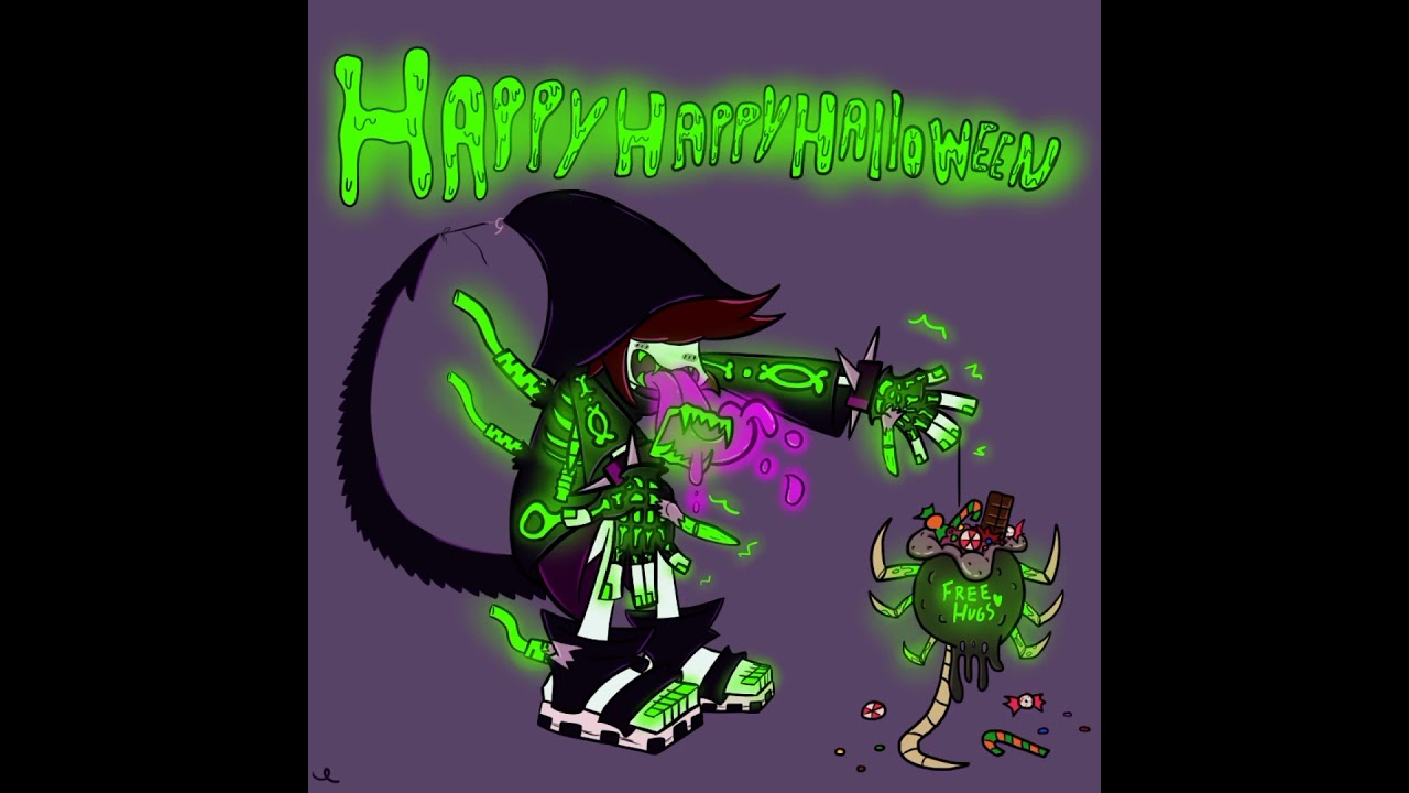 Speedpaint - Soy un Alien bleee👅dame dulce 🍭🍬🍫🧁🍩🔫👽