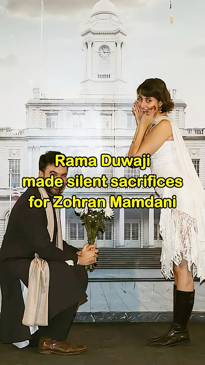 Rama Duwaji made slient sacrifices for Zohran mamdani-1#shorts#celebrity#rama#zohranmamdani
