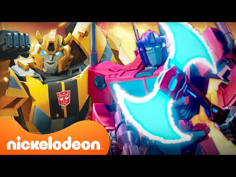 Bumblebee Saves Optimus Prime! & More Epic Battles in Transformers: EarthSpark | Nickelodeon UK