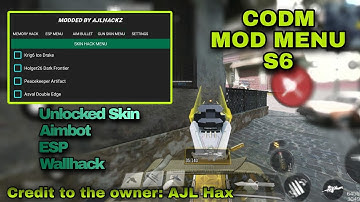 codm mod menu | no root/aim/esp/wall/unlocked skin/VN