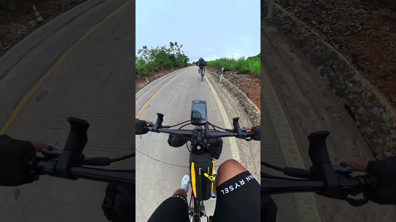 No Music Cycling | Guangxi Uphill POV (Breathing + Road Sound)