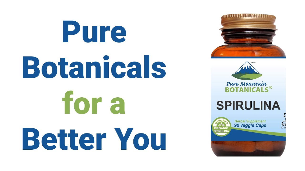 Spirulina Capsules 90 Kosher Vegan Caps with 450mg Organic