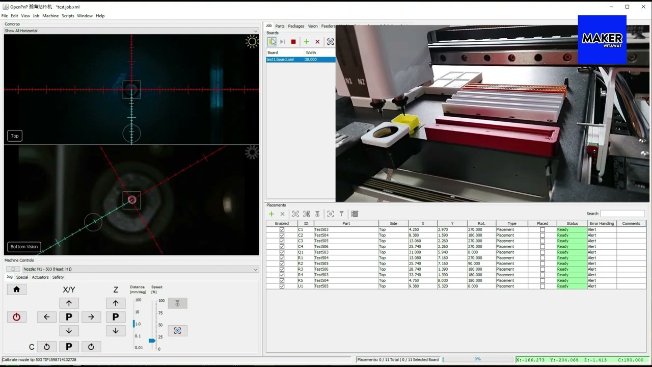 [OpenPNP] RunJOB Auto change nozzle