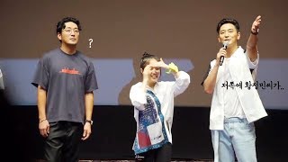 180812 '신과함께' 무대인사_4:58 주지훈ㅋㅋㅋ 황정민 드립 @월드타워 무인 모음 (하정우, 주지훈, 김향기)