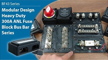 Modular Design Heavy Duty 300A ANL Fuse Block Bus Bar Series