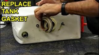 Toilet Leaks When Flushed - Gasket at Tank-to-Bowl - Seal Replaced - Proper Bolts and Gaskets