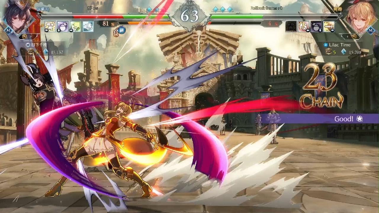 GBVS 라이징 비라 랭크 매치 10(출근 전 짧게)