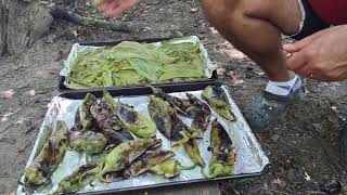 How to peel and seed roasted New Mexico green chile quickly