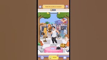 Brain Fever: Puzzle Game - Level 102 - Make the audience ecstatic.