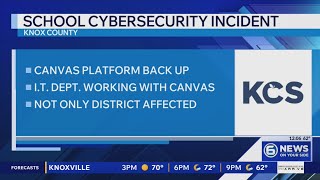 Knox County Schools testing Canvas after "cybersecurity incident"