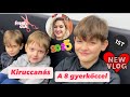 ELSŐ, CSALÁDI VLOG 2025-BEN 😍😍👍🏽🥳🥳🙏 BOLDOG ÚJ ÉV :: hó eleji kiruccanás a 8 gyerkőccel