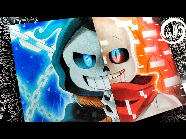 Just an epic sans re-draw/colored i did a while ago, original by yugogeer12  : r/Undertale