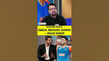 UNREAL ABHISHEK SHARMA - WASIM AKRAM #abhisheksharma #indvspak #asiacup2025