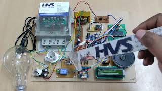 IoT Talking energy meter with GSM SMS alerts and Thingspeak data logger