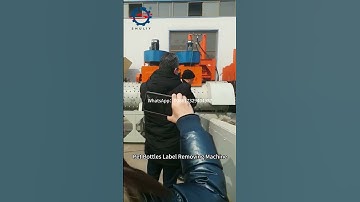Waste Plastic Bottles/ Separating /Label Remover/Pet Bottles Label Removing Machine