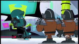 Supernoobs Virus Alien Warriors Pick Apple Bones To Throw Pickups At Alien Recruits & Smite Them