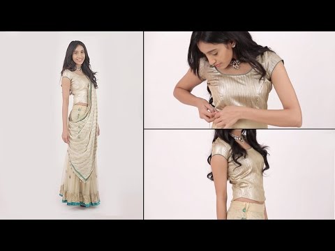 Video: Jak se obléknout do Ghagra Choli (indické šaty): 13 kroků