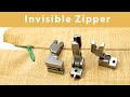How to sew concealed zipper with Invisible zipper foot S518 | Juki, Jackf4 Industrial sewing machine