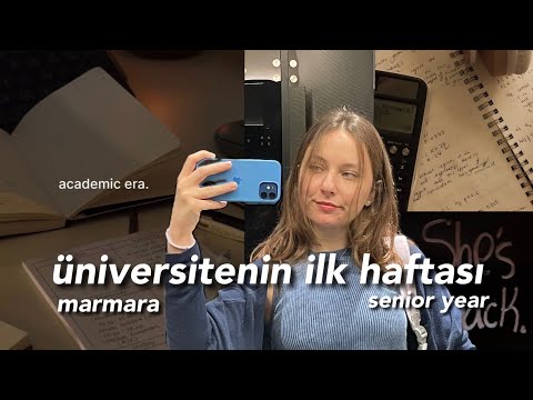 üniversitenin ilk haftası VLOG 📚 marmara üniversitesi *son sınıf*