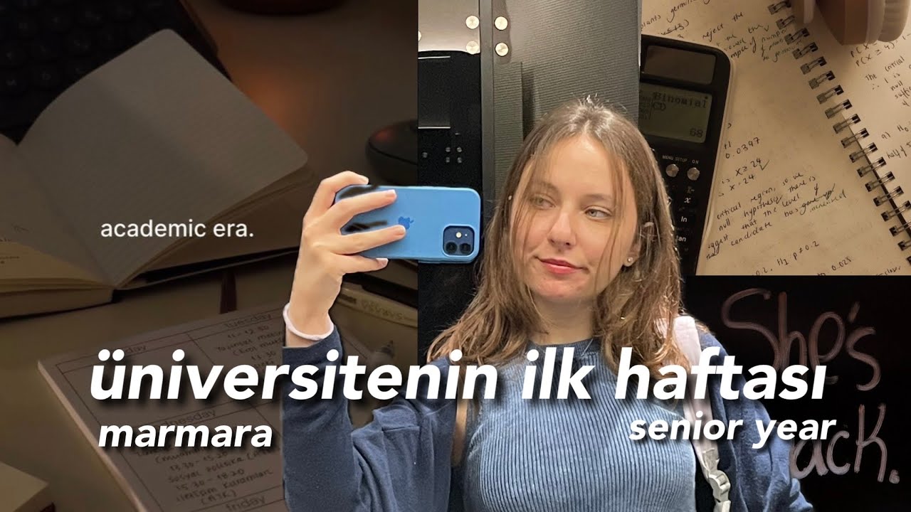 üniversitenin ilk haftası VLOG 📚 marmara üniversitesi *son sınıf*
