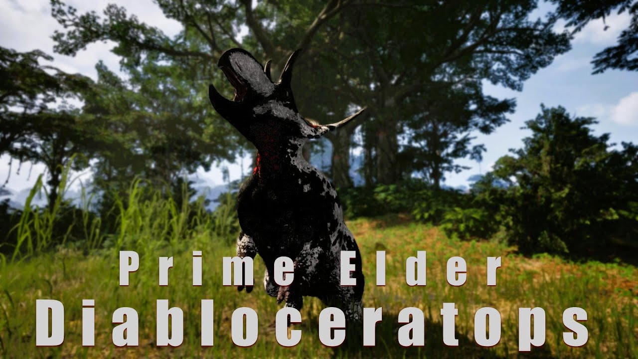 Last Bastion against the Allosaurus - Diabloceratops Gameplay - The Isle Evrima