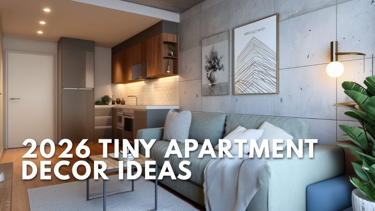 2026 Tiny Apartment Decor Ideas to Maximize Space Without Sacrificing ...