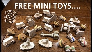 Check out these miniature toys all made from wood..
