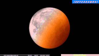SkyCaramba October 2014 lunar eclipse