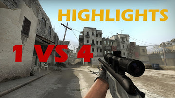 CS:GO - 1vs4 Highlights
