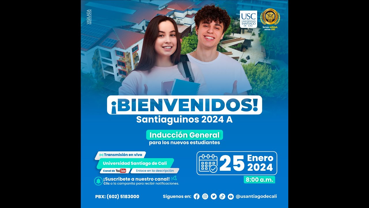 Bienvenida de estudiantes nuevos 2024A - YouTube