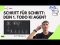 Schritt für Schritt: Dein erster KI-Agent für To-Dos mit n8n + Google Sheets