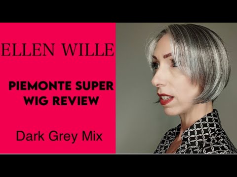 ELLEN WILLE PIEMONTE SUPER WIG REVIEW | DARK GRAY MIX | CHIC BOB!