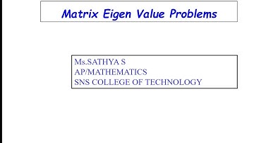 Forensic Math | Matrices and Calculus | SNS Institutions