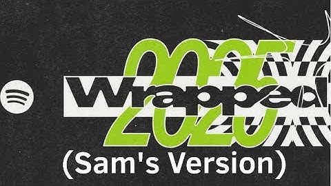 Mijn #SpotifyWrapped 2025!