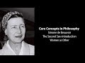 Simone de Beauvoir, The Second Sex | Woman as Other | Philosophy Core Concepts