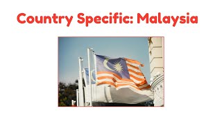 Facts About Malaysia - Country Specific