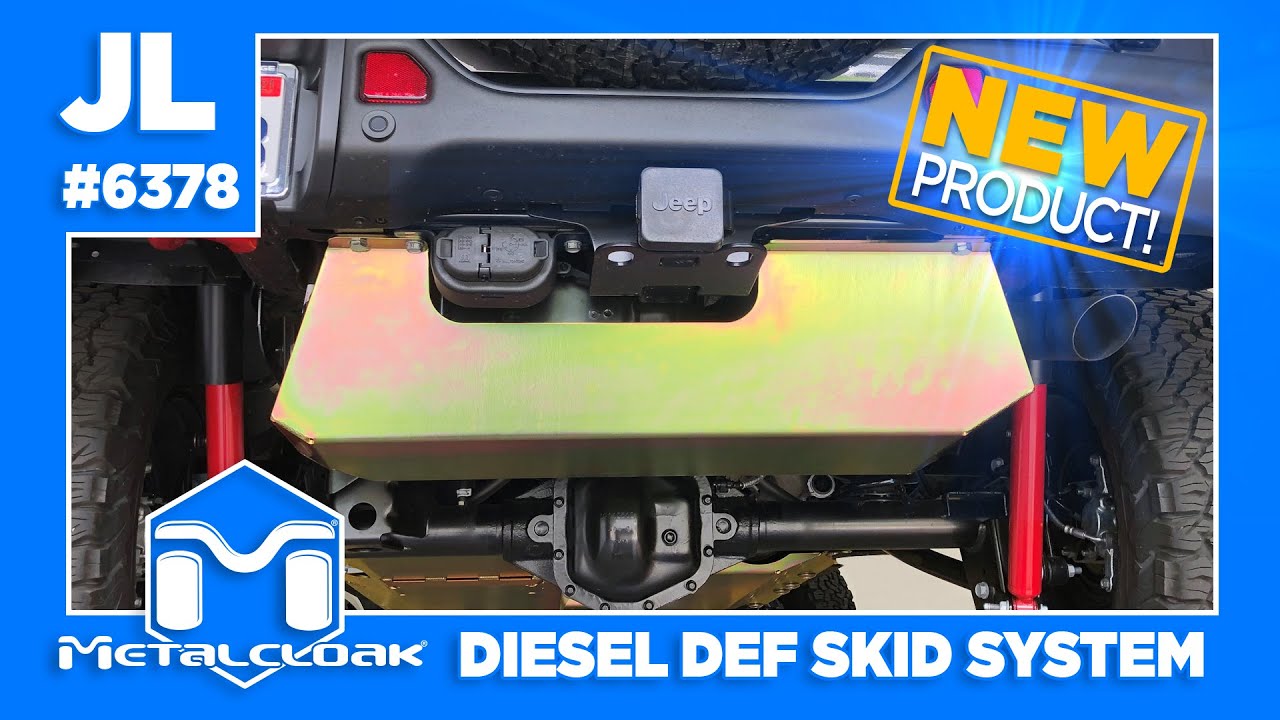 FEATURED PRODUCT MetalCloak JL Wrangler DEF Skid Plate System YouTube
