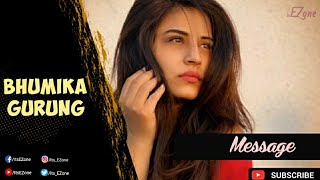 Bhumika Gurung Wishes Itsezone.com All The Best