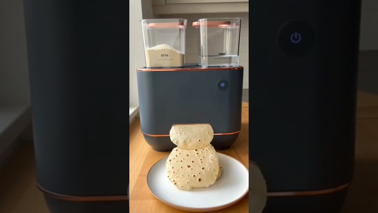 Just Add Flour & Water—Chapatis Come Out Automatically 🤯