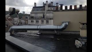 Gaine Galvanise Cheminée Conduit Rigide Galva Ventilation Extraction Désenfumage