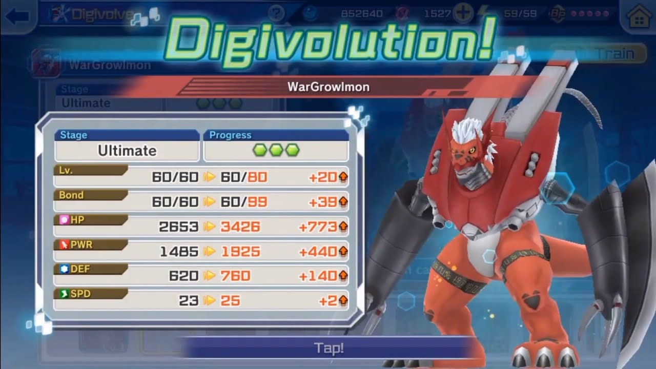 Ultimate Digivolution Digivolution Wargrowlmon (Ultimate) Digimon Rearise - YouTube