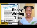 Nursing essay tips  how to write a nursing essay