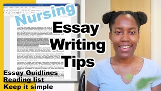 Nursing Essay Tips How To Write A Nursing Essay