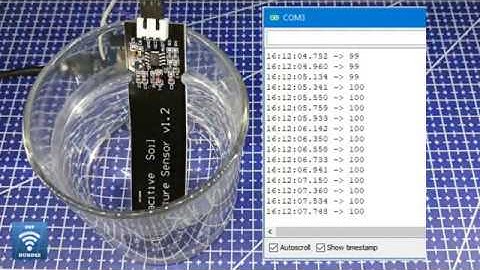 เซนเซอร์วัดความชื้นในดิน(3)กับ Arduino ESP8266 | Capacitive Soil Moisture sensor with ESP8266 board